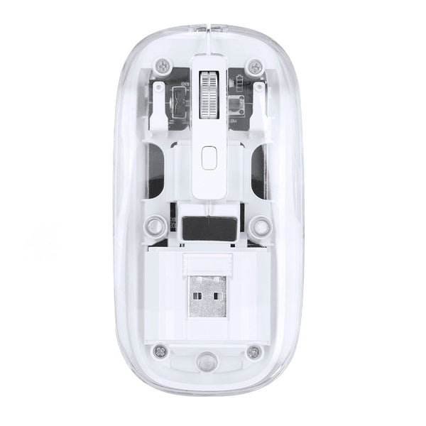 Mouse Mirabek bianco - personalizzabile con logo