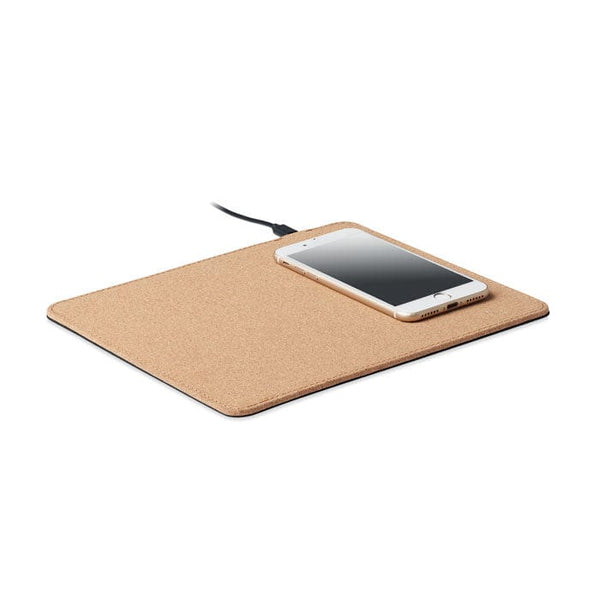 Mouse pad in sughero beige - personalizzabile con logo