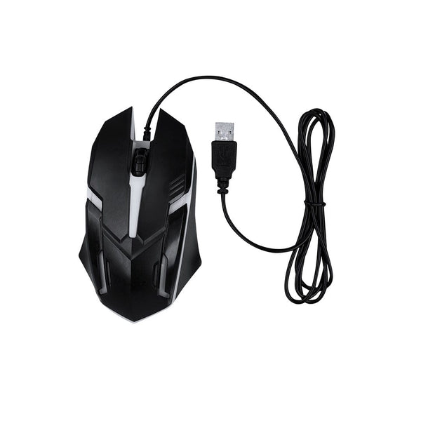 Mouse Qinox nero - personalizzabile con logo