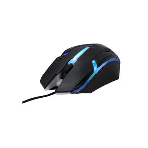 Mouse Qinox nero - personalizzabile con logo