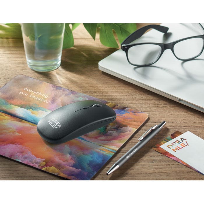 Mouse wireless ricaricabile - personalizzabile con logo