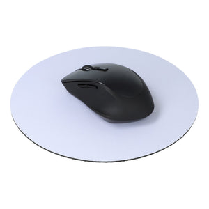 Mousepad rotondo con stampa in sublimazione 20 cm Bianco - personalizzabile con logo