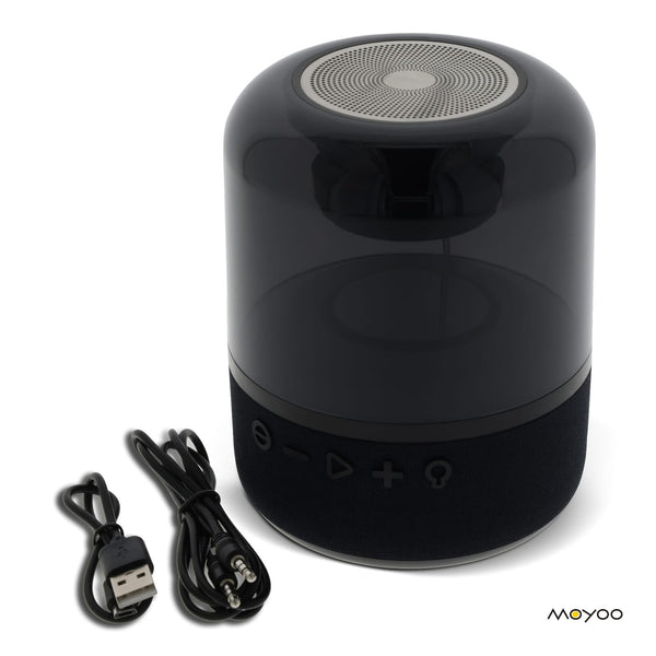 Moyoo Smokey Dome speaker Nero - personalizzabile con logo