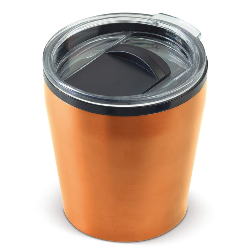 Mug da viaggio per caffè 180ml Arancione - personalizzabile con logo