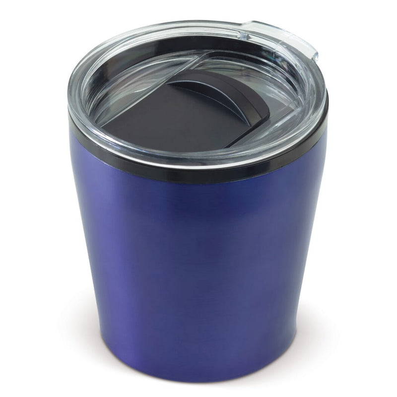 Mug da viaggio per caffè 180ml blu navy - personalizzabile con logo