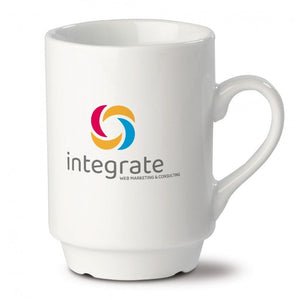 Mug Luxemburg 160ml Bianco - personalizzabile con logo