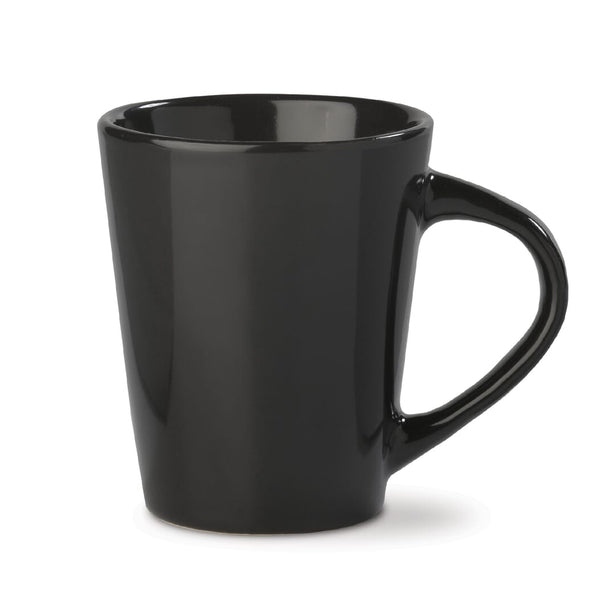 Mug Nice 270 ml colorata Nero - personalizzabile con logo