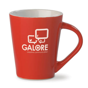 Mug Nice rosso brillante 270ml Rosso - personalizzabile con logo