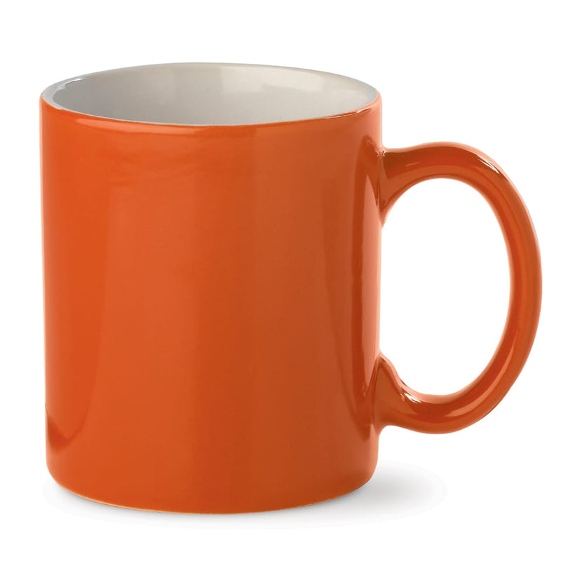 Mug Oslo 300 ml colorata Arancione - personalizzabile con logo