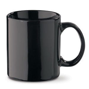 Mug Oslo 300 ml colorata Nero - personalizzabile con logo