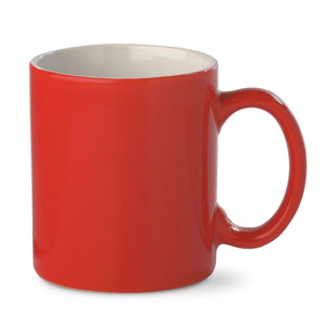Mug Oslo rosso brillante 300ml Rosso - personalizzabile con logo