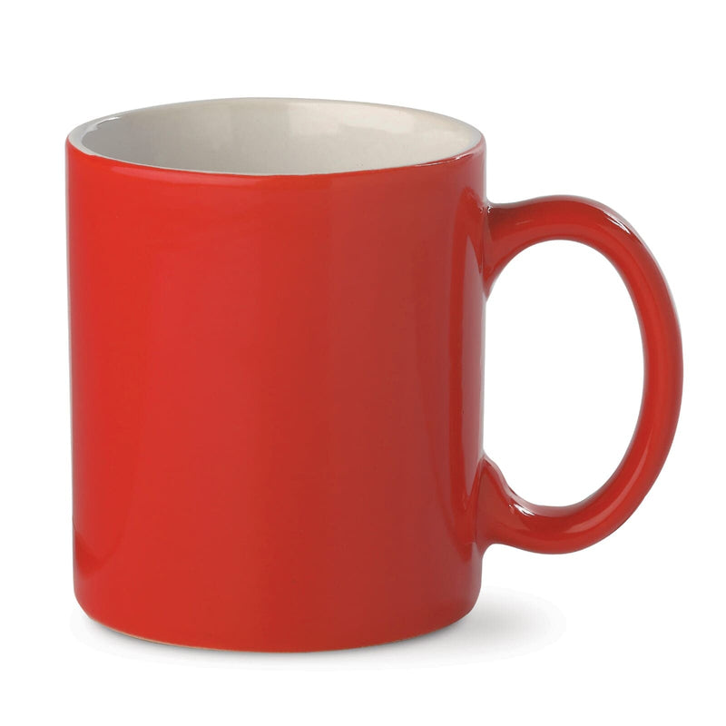 Mug Oslo rosso brillante 300ml Rosso - personalizzabile con logo