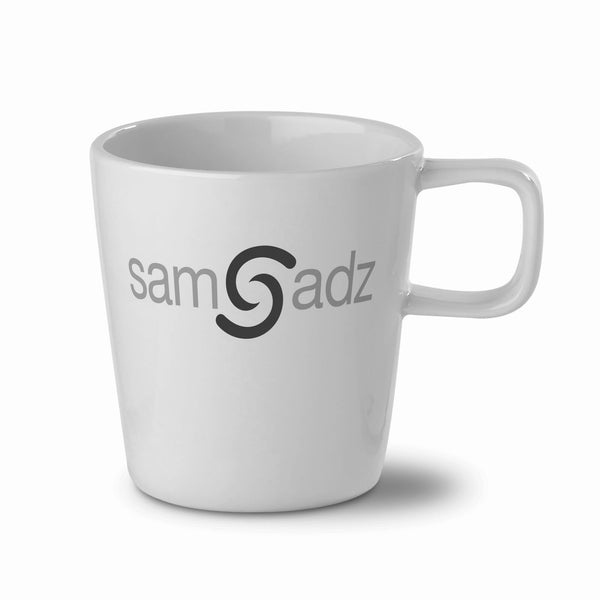 Mug Sensi 180ml Bianco - personalizzabile con logo