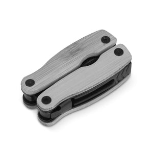 Multi-tool Bamboo 12 funzioni Nero - personalizzabile con logo