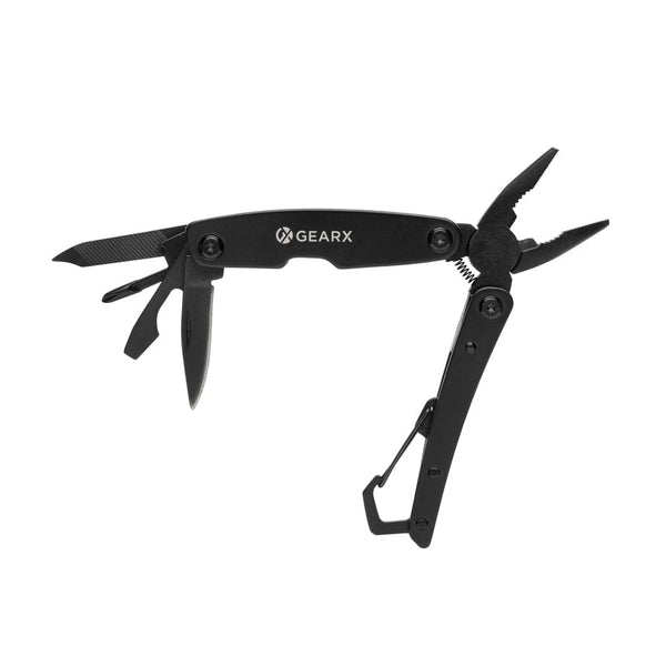 Multiattrezzo mini Gear X nero - personalizzabile con logo