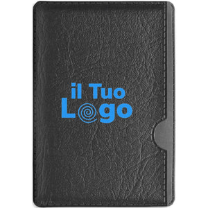 Multiutensile e stand telefono Nero - personalizzabile con logo