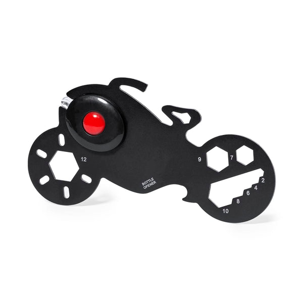 Multiutensile Flanery nero - personalizzabile con logo