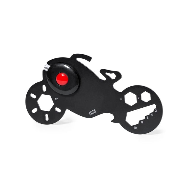Multiutensile Flanery nero - personalizzabile con logo