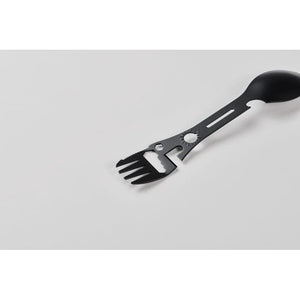 Multiutensile in acciaio inox Nero - personalizzabile con logo