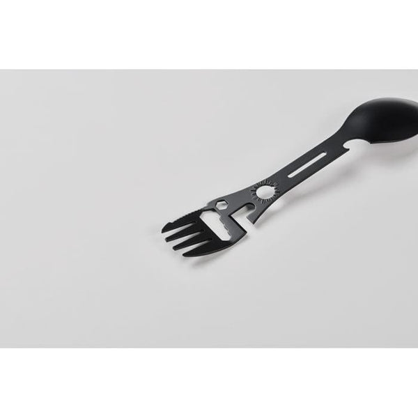 Multiutensile in acciaio inox Nero - personalizzabile con logo