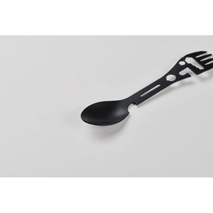 Multiutensile in acciaio inox Nero - personalizzabile con logo