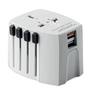 MUV USB. 2-pole bianco - personalizzabile con logo