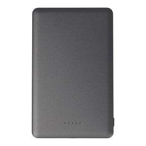 Nexus Wireless Powerbank compatibile con MagSafe R-ABS 5000 mAh Nero / grigio scuro - personalizzabile con logo