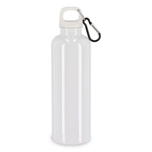 Nina bottiglia d'acqua R-PET 750 ml Colore duro Bianco - personalizzabile con logo