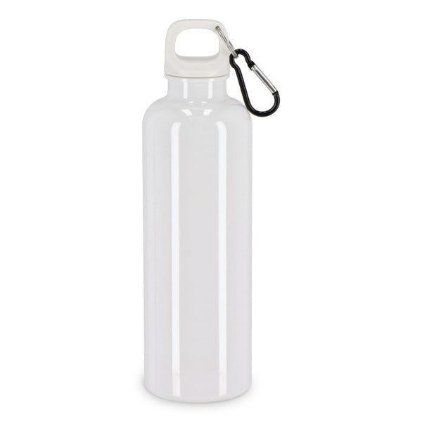 Nina bottiglia d'acqua R-PET 750 ml Colore duro Bianco - personalizzabile con logo
