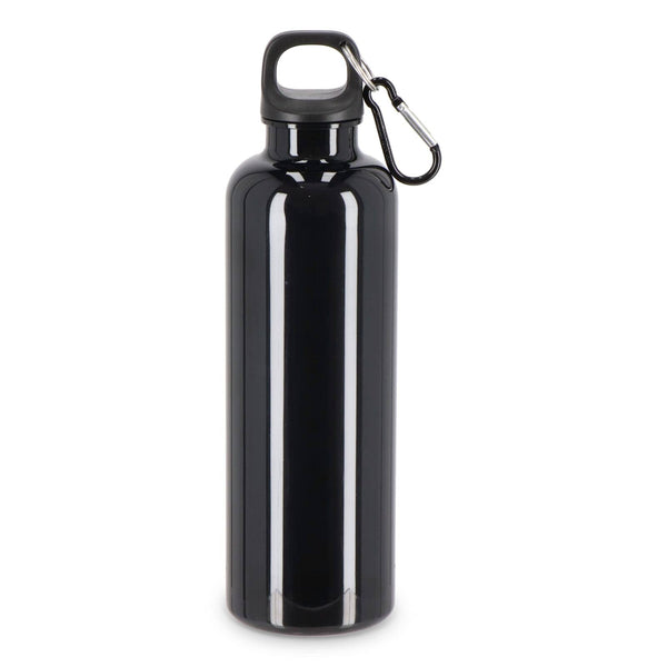 Nina bottiglia d'acqua R-PET 750 ml Colore duro Nero - personalizzabile con logo