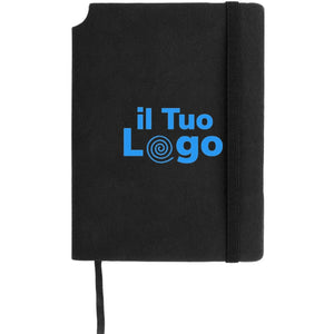 Notebook a righe in PU (A5) - personalizzabile con logo