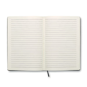 Notebook a righe in PU (A5) - personalizzabile con logo