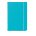 Notebook A5 a righe azzurro - personalizzabile con logo