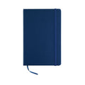 Notebook A5 a righe blu - personalizzabile con logo