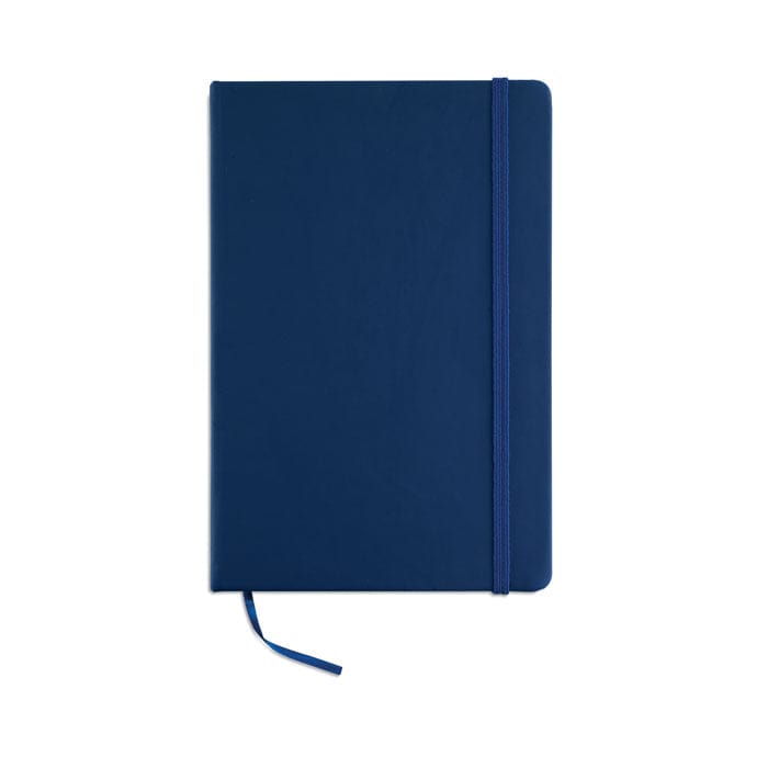 Notebook A5 a righe blu - personalizzabile con logo