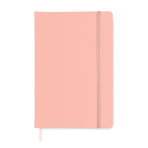 Notebook A5 a righe Rosa - personalizzabile con logo