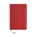 Notebook A5 a righe rosso - personalizzabile con logo