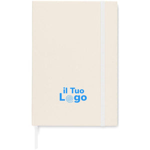 Notebook A5 cartone Recycled Milk - personalizzabile con logo