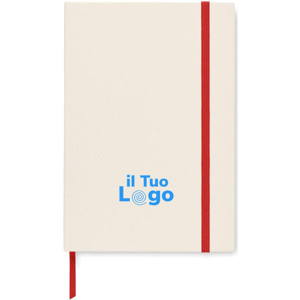 Notebook A5 cartone Recycled Milk - personalizzabile con logo