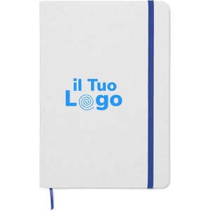 Notebook A5 colore contrasto - personalizzabile con logo