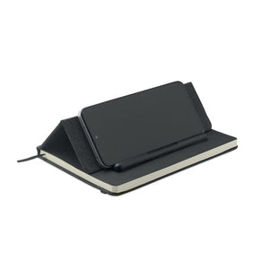Notebook A5 con porta telefono - personalizzabile con logo
