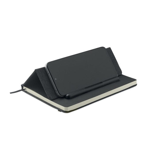 Notebook A5 con porta telefono - personalizzabile con logo
