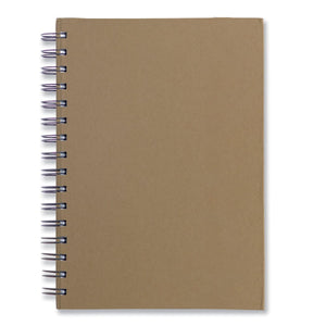 Notebook A5 con spirale alluminio - personalizzabile con logo