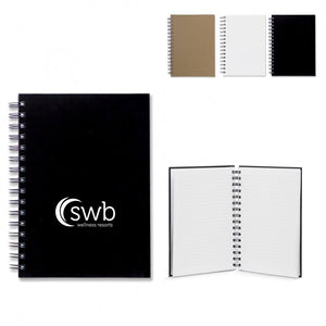 Notebook A5 con spirale - personalizzabile con logo