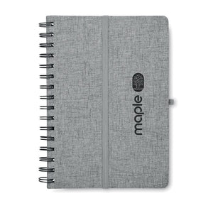 Notebook A5 con supporto phone - personalizzabile con logo
