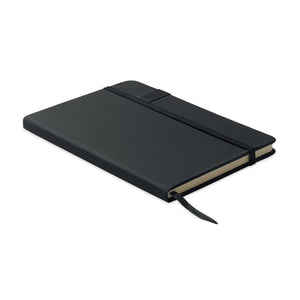 Notebook A5 con USB integrata Nero - personalizzabile con logo