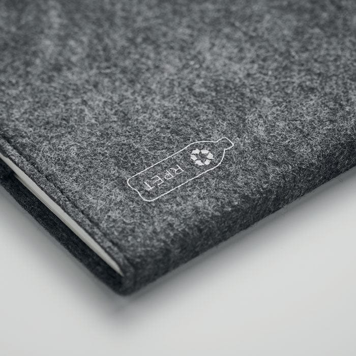 Notebook A5 feltro RPET Colore: grigio scuro €2.67 - MO2093-15