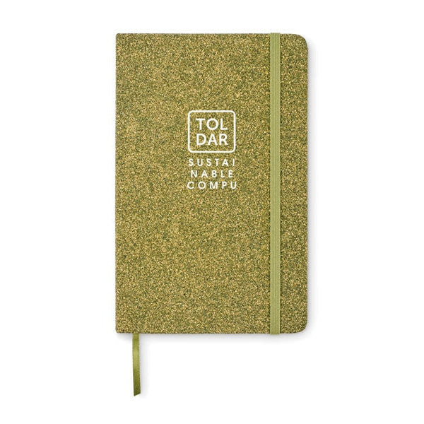 Notebook A5 Green - Copertina rigida Verde - personalizzabile con logo