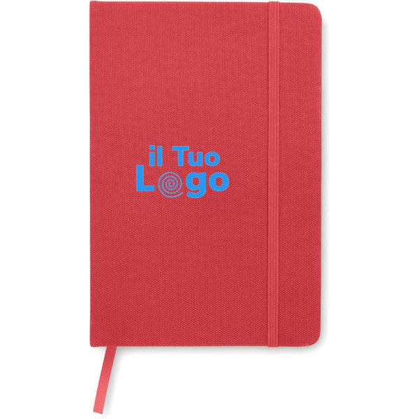 Notebook A5 in 600D RPET - personalizzabile con logo