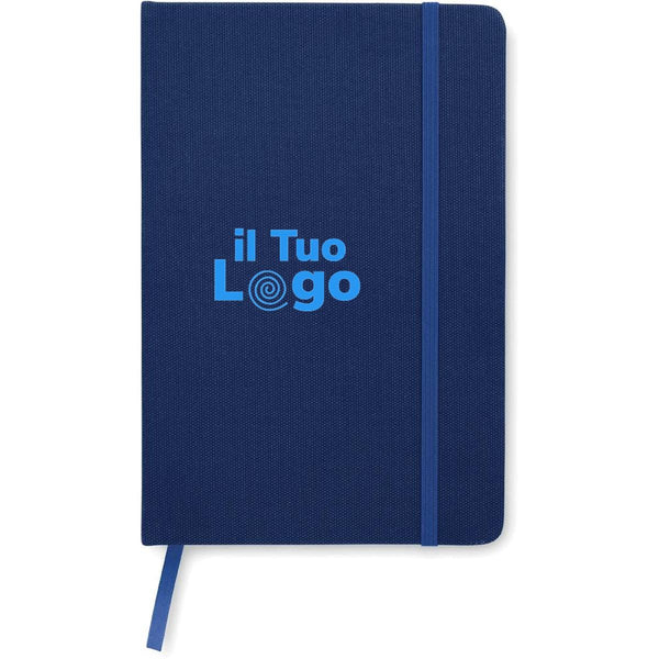 Notebook A5 in 600D RPET - personalizzabile con logo